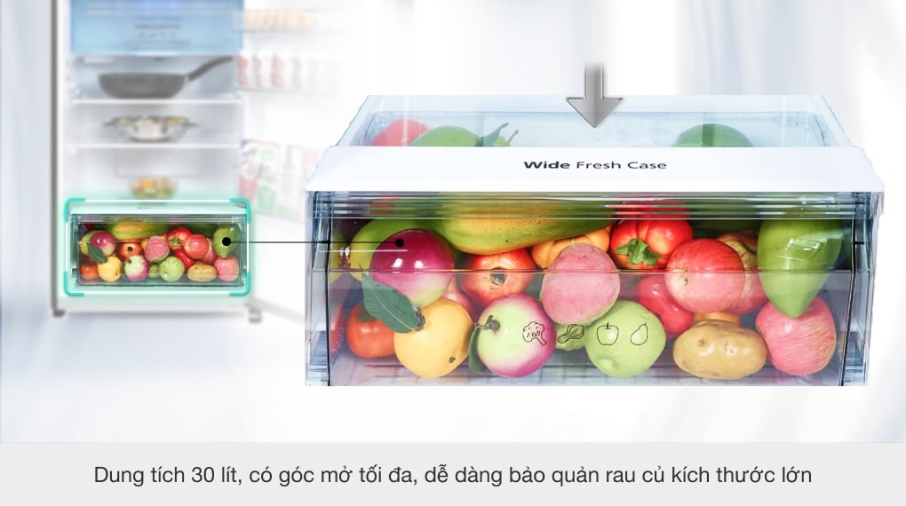 Tủ lạnh Panasonic Inverter 326 lít NR-TL351VGMV