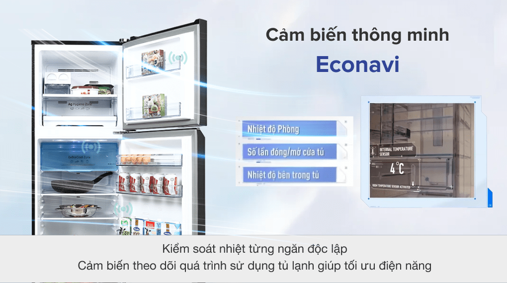 Tủ lạnh Panasonic Inverter 306 lít NR-TV341VGMV