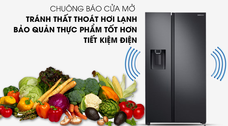 Tủ lạnh Samsung Inverter 635 lít RS64R5301B4/SV