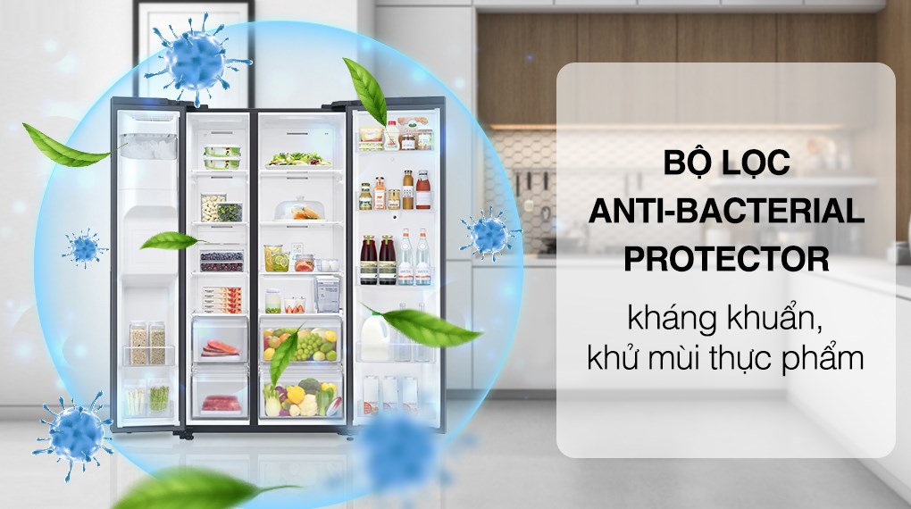 Tủ lạnh Samsung Inverter 616 lít RS64T5F01B4/SV