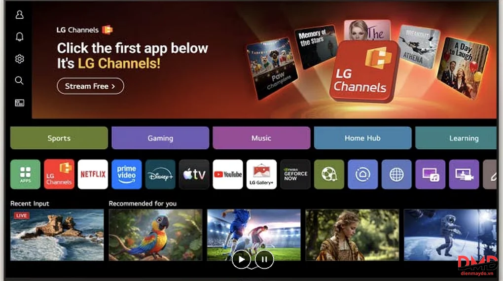 Smart Tivi LG QNED AI 4K 55 inch 55QNED70BSA