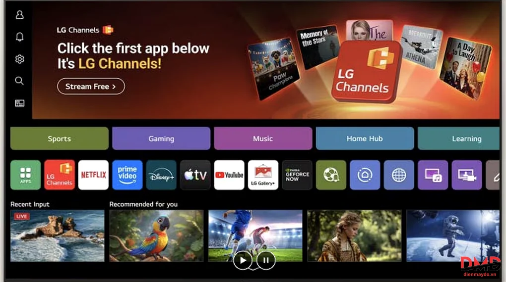 Smart Tivi LG QNED AI 4K 75 inch 75QNED70BSA