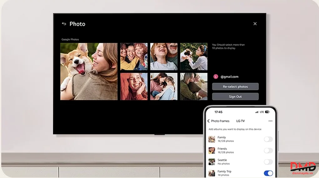 Smart Tivi LG QNED AI 4K 75 inch 75QNED70BSA