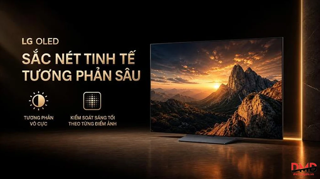 Smart Tivi OLED evo LG AI 4K 83 inch OLED83C6PSA