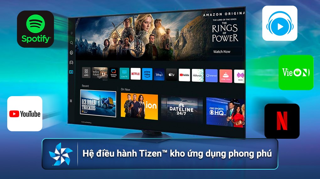 Smart Tivi QLED 4K 98 inch Samsung QA98Q80C 