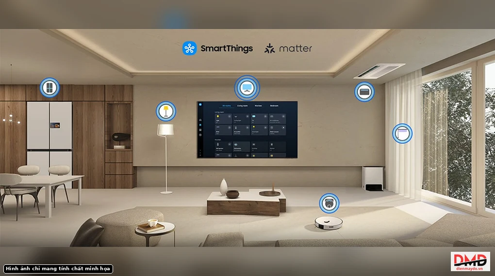 Smart Tivi Samsung AI Mini LED 4K 43 inch UA43M77HA