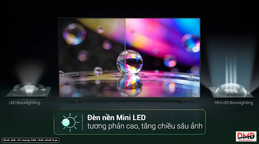 Smart Tivi Samsung AI Mini LED 4K 50 inch UA50M77HA