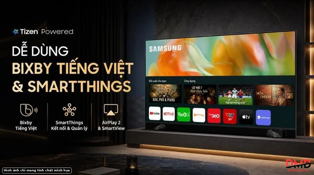 Smart Tivi Samsung AI Mini LED 4K 55 inch UA55M80HA