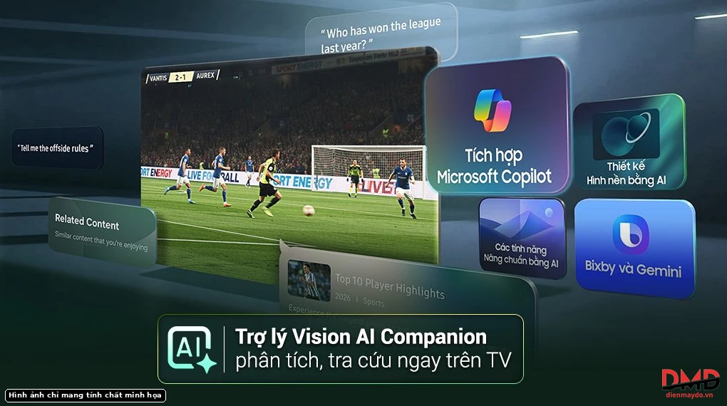 Smart Tivi Samsung AI Mini LED 4K 65 inch UA65M8XHA