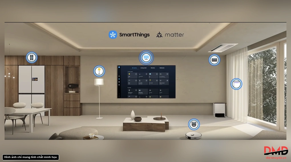 Smart Tivi Samsung AI Mini LED 4K 75 inch UA75M71HA