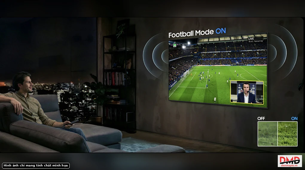 Smart Tivi Samsung AI Mini LED 4K 75 inch UA75M77HA