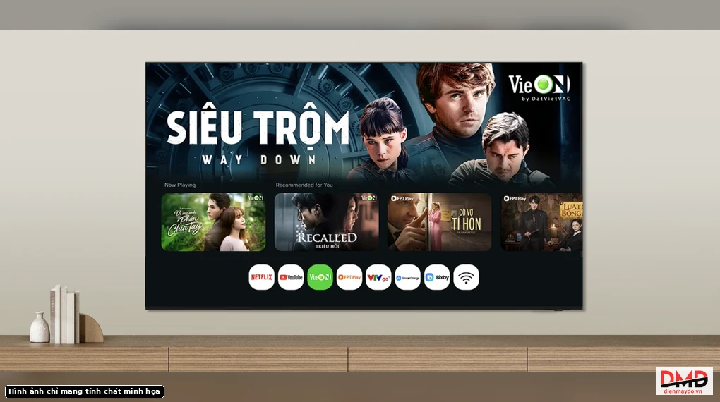 Smart Tivi Samsung AI Mini LED 4K 75 inch UA75M77HA
