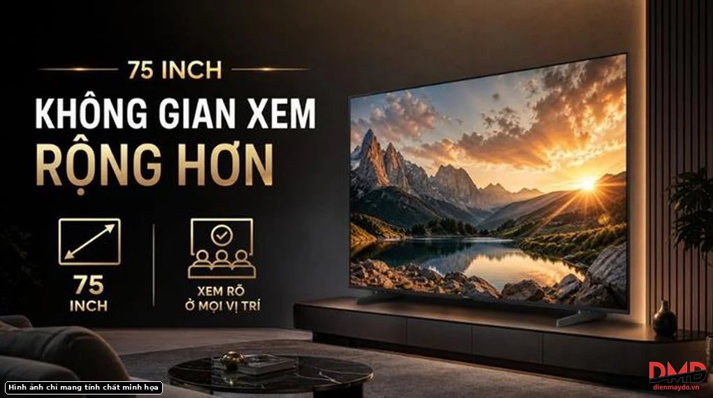 Smart Tivi Samsung AI Mini LED 4K 75 inch UA75M8XHA