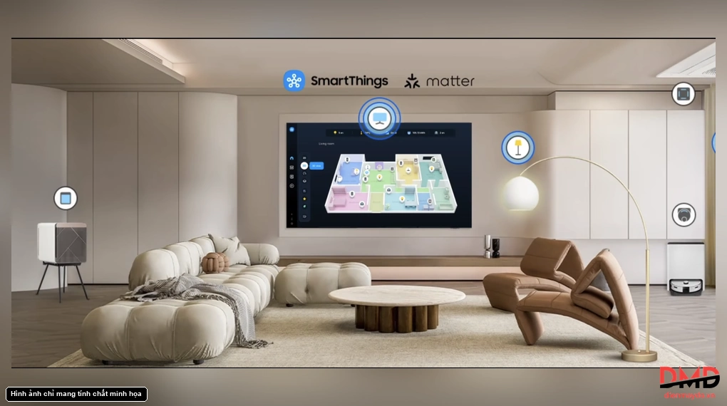Smart Tivi Samsung Neo QLED Vision AI 4K 85 inch QA85QN80F