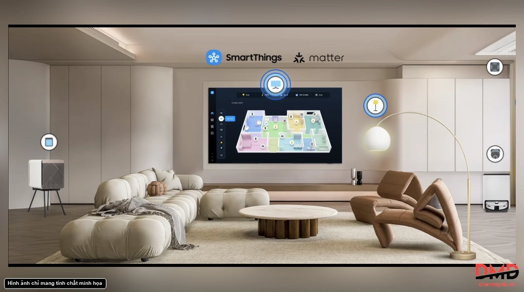 Smart Tivi Samsung QLED Vision AI 4K 50 inch QA50QEF1