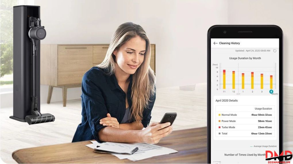 Tháp hút bụi LG CordZero A9T-LITE