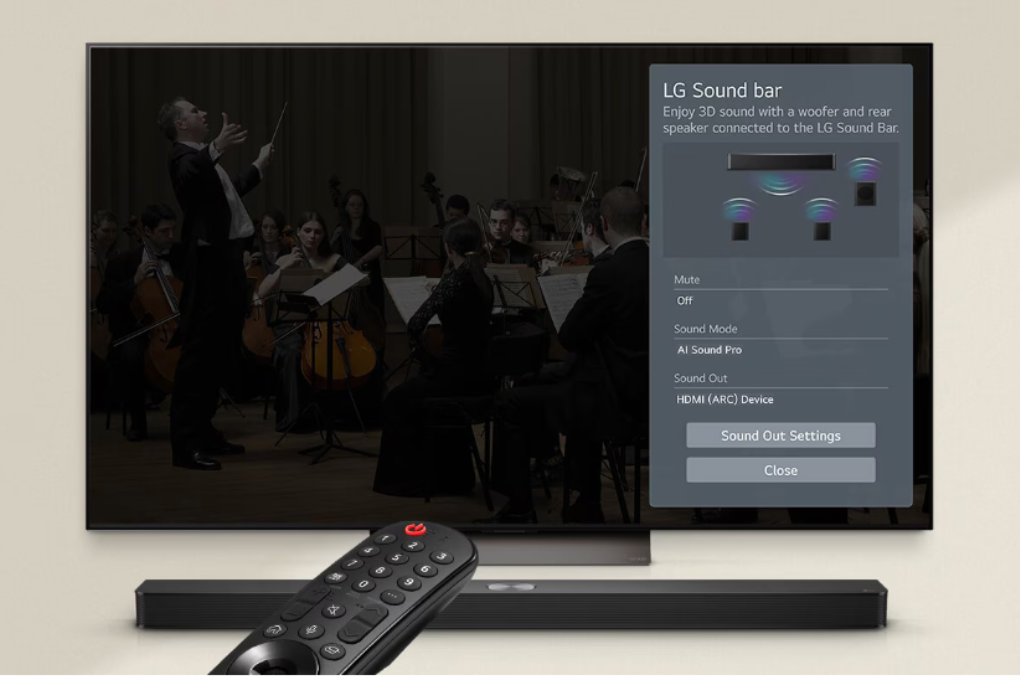 Bộ loa thanh LG S60T 340W