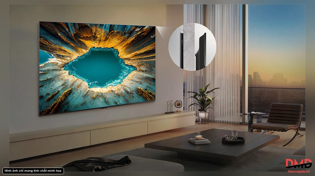 Thiết kế tivi TCL qdmini led 4k 98 inch 98A400M