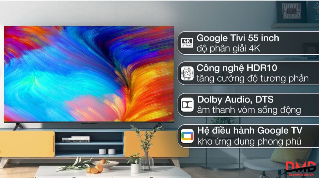 Tivi TCL 55P635 và Xiaomi A 55 inch 4K nên chọn mẫu nào