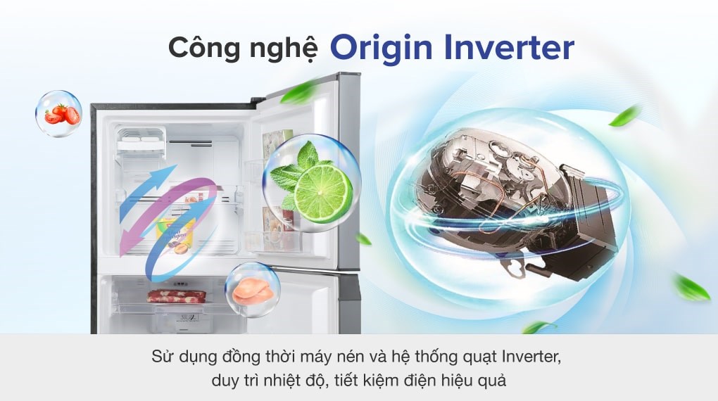 Tủ lạnh Toshiba Inverter 249 lít GR-RT325WE-PMV(06)-MG 
