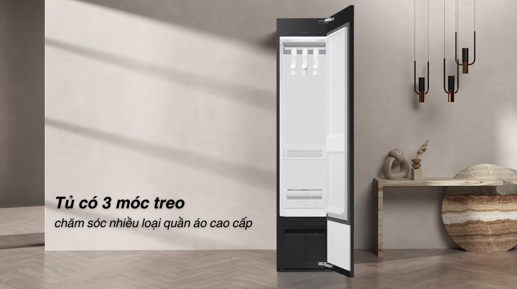Tủ chăm sóc quần áo Samsung Bespoke 3 móc DF18CB8600ERSV