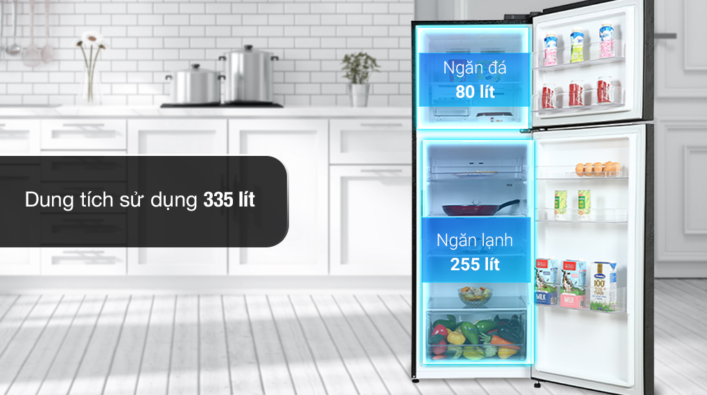 Tủ lạnh LG Inverter 335 lít GN-M332PS