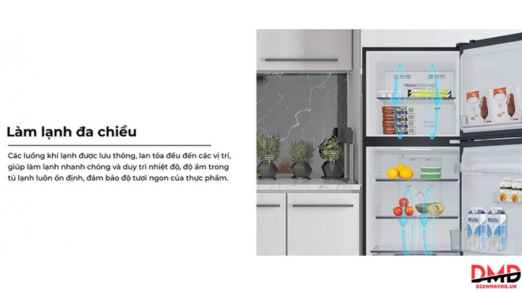 Tủ lạnh Aqua Inverter 212 lít AQR-T245FA(LB)