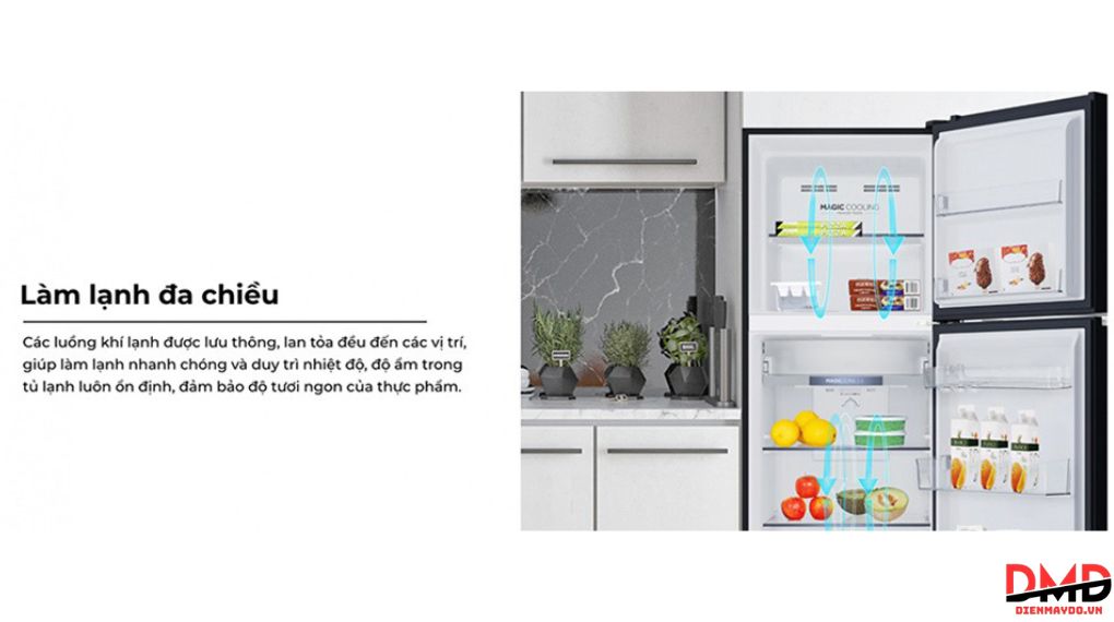 Tủ lạnh Aqua Inverter 236 lít AQR-T265FA(LB)
