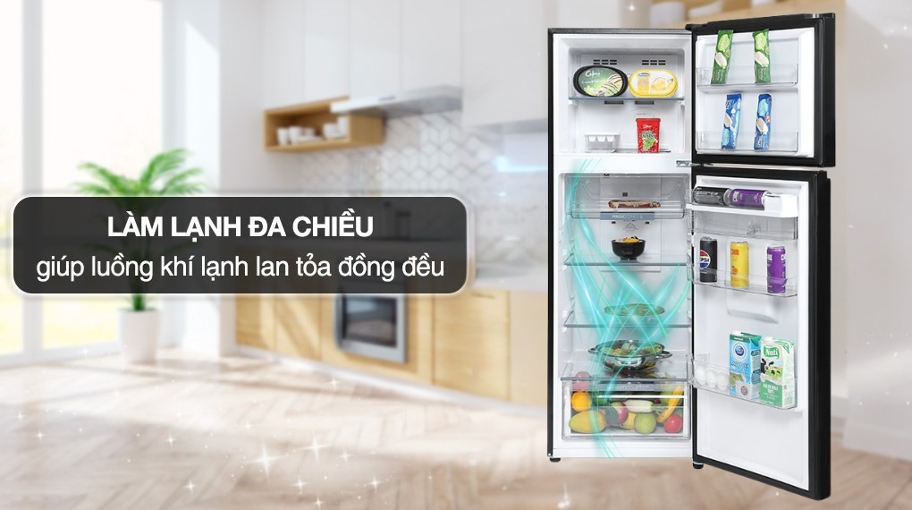 Tủ lạnh Aqua Inverter 236 lít AQR-T265FA(WFB)
