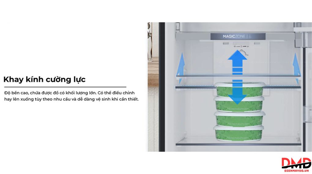 Tủ lạnh Aqua Inverter 283 lít AQR-T305FA(LB)