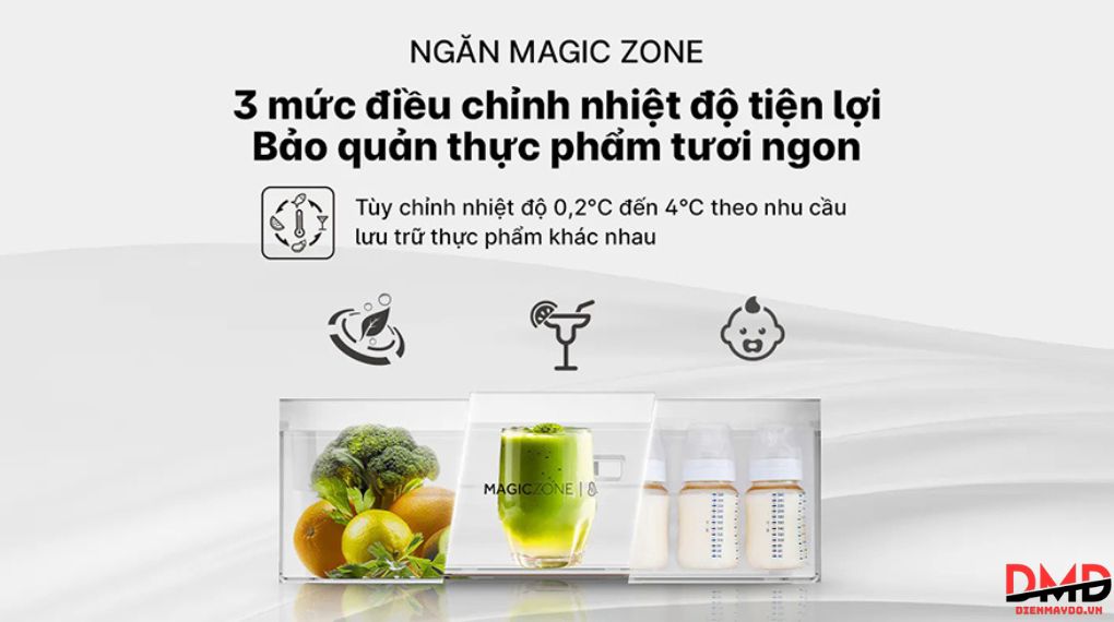 Tủ lạnh Aqua Inverter 283 lít AQR-T305FA(LB)