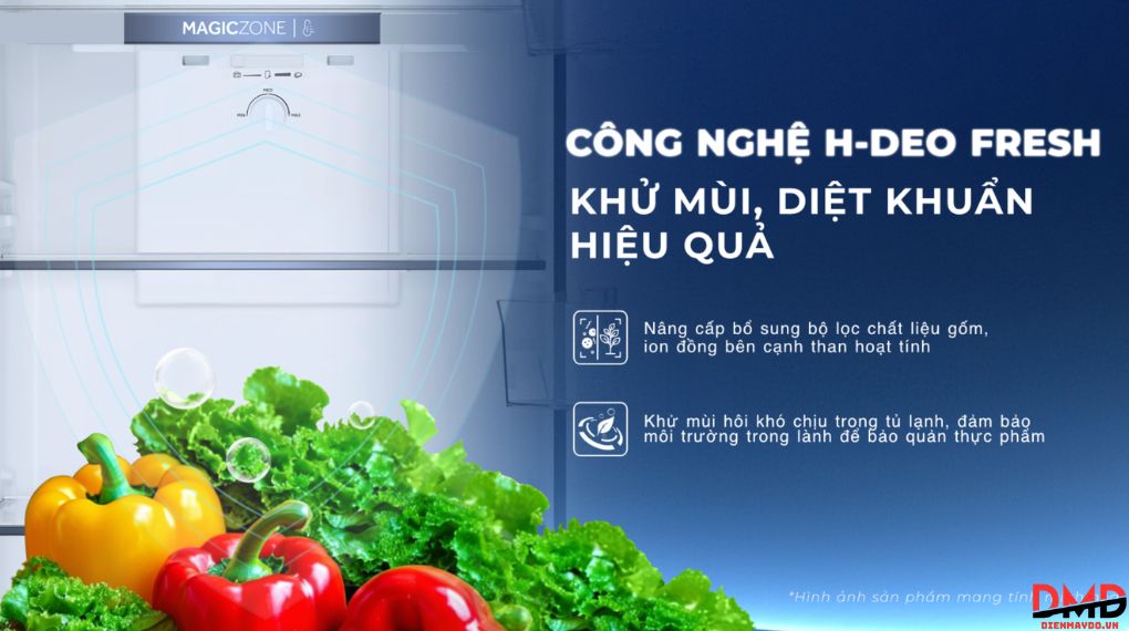 Tủ lạnh Aqua Inverter 283 lít AQR-T305FA(WLB)