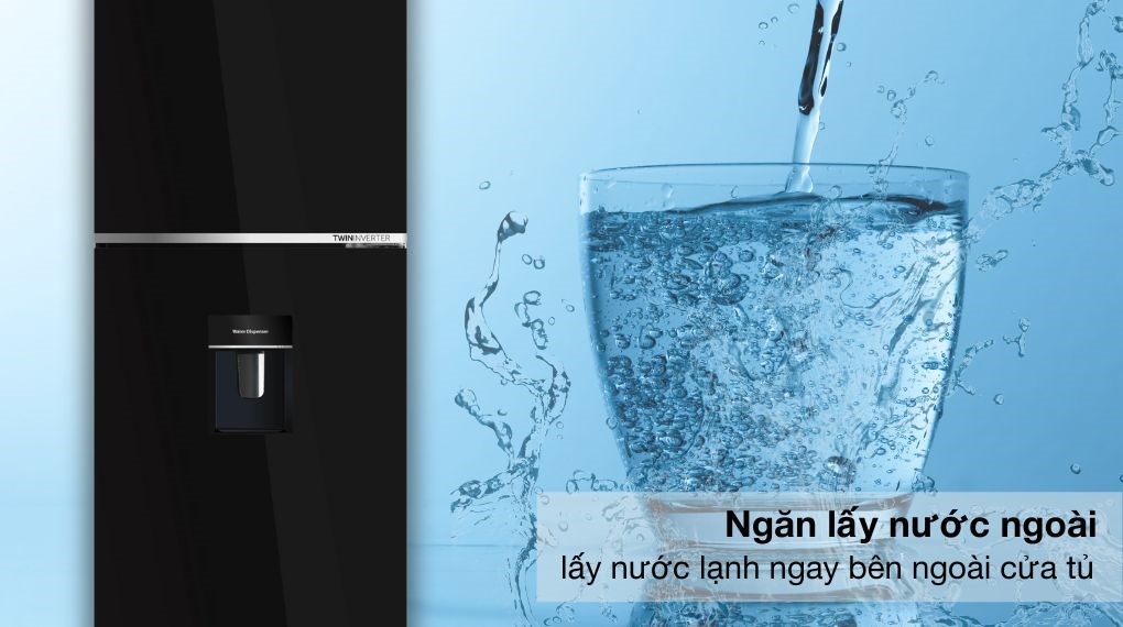 Tủ lạnh Aqua Inverter 328 lít AQR-T380FA(WGB)