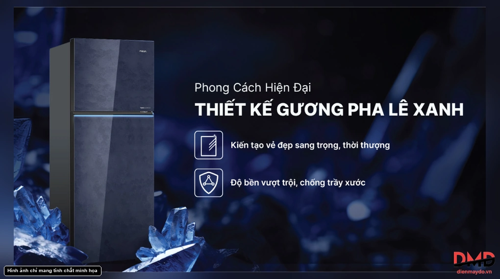 Tủ lạnh Aqua Inverter 455 lít AQR-TA518FA(GL)U1