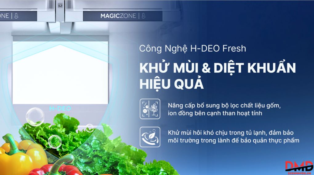 Tủ lạnh Aqua Inverter 455 lít AQR-TA518FA(WSL)