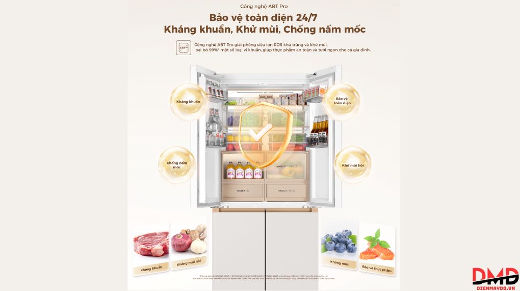 Tủ lạnh Aqua Inverter 508 lít Multi Door AQR-MA580XA(MC)U1