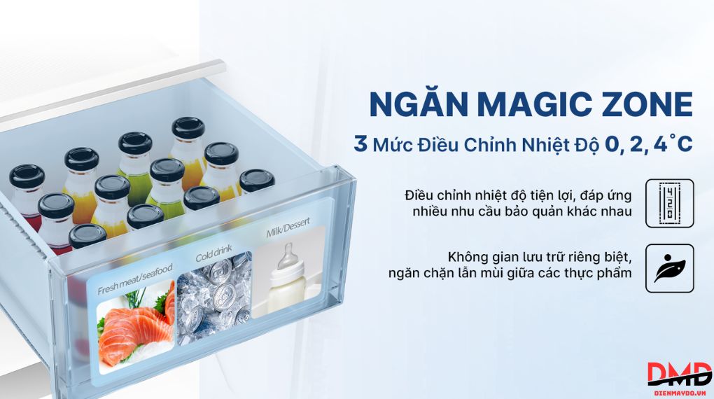 Tủ lạnh Aqua Inverter 522 lít Multi Door AQR-MA600XA(KGL)U1