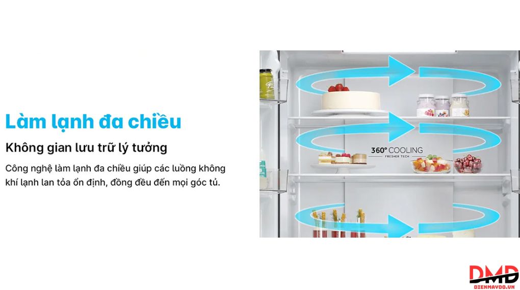 Tủ lạnh Aqua Inverter Multi Door 469 lít AQR-M560XA(GL)