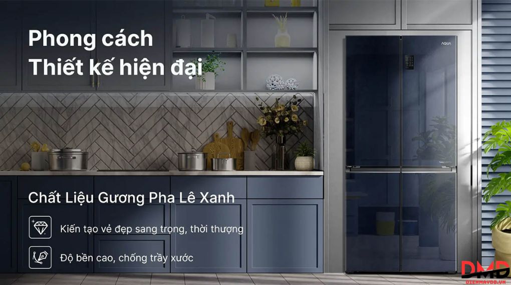 Tủ lạnh Aqua Inverter Multi Door 469 lít AQR-M560XA(GL)