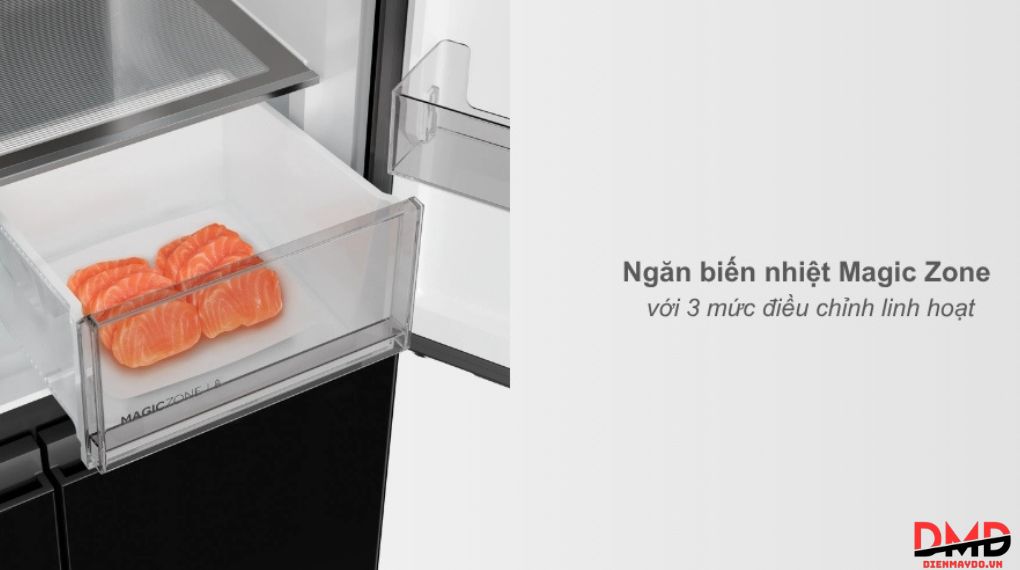 Tủ lạnh Aqua Inverter Multi Door 495 lít AQR-MA570XA(GB)U1