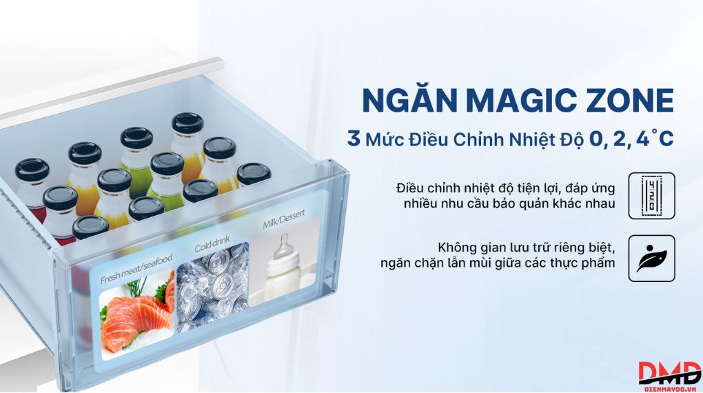 Tủ lạnh Aqua Inverter Multi Door 529 lít AQR-M600XA(GB)