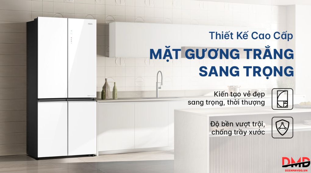 Tủ lạnh Aqua Inverter Multi Door 529 lít AQR-M600XA(GC)