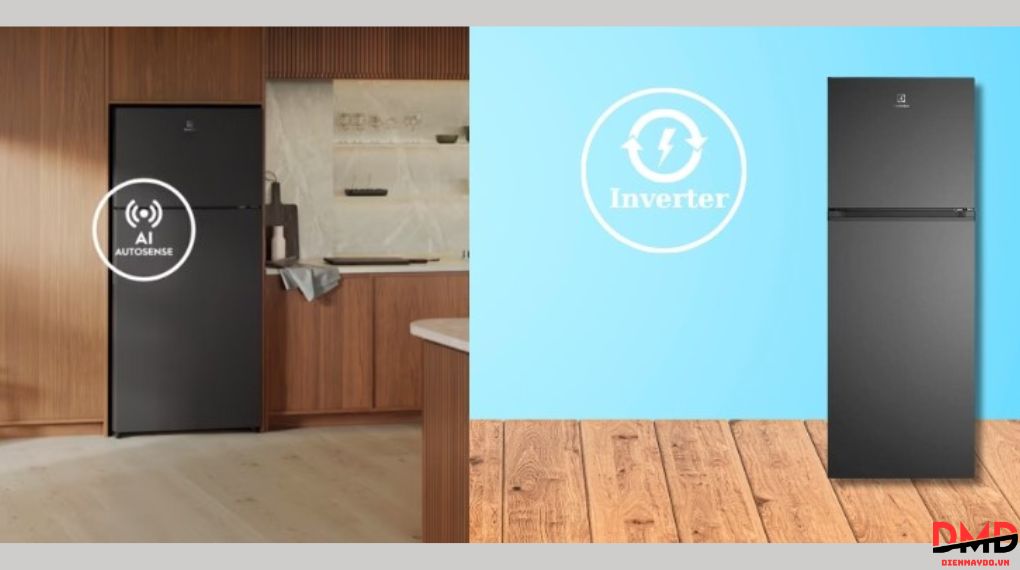 Tủ lạnh Electrolux Inverter 312 lít ETM3100L-B