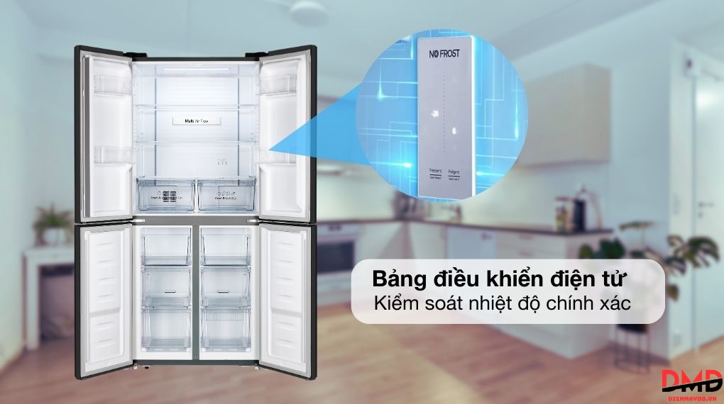 Tủ lạnh Hisense Inverter Multi Door 427 lít RQ519N4EBU