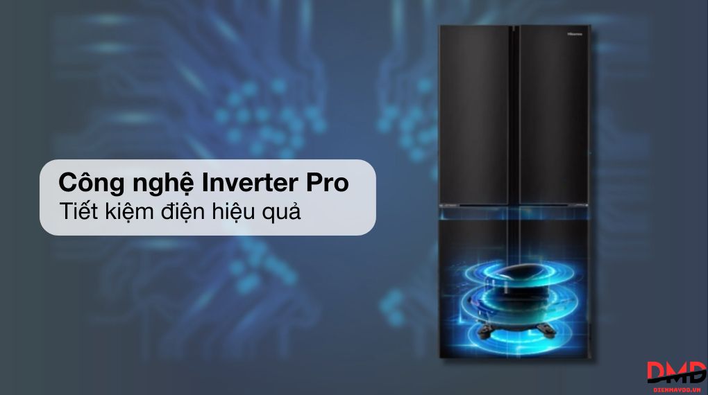 Tủ lạnh Hisense Inverter Multi Door 427 lít RQ519N4EBU