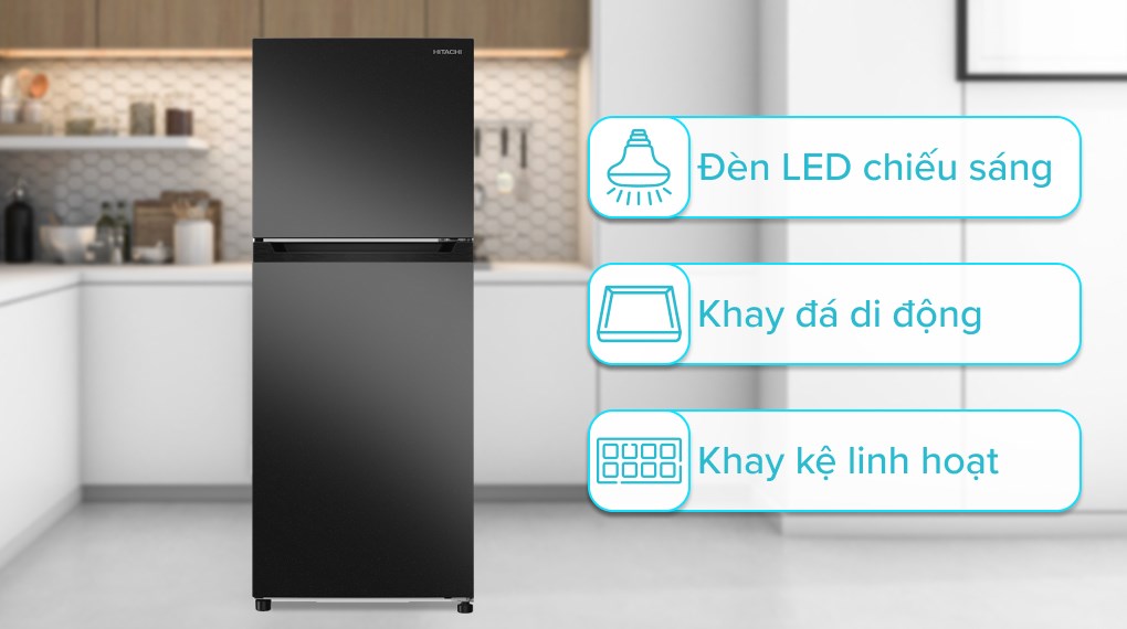 Tủ lạnh Hitachi Inverter 210 lít HRTN5230MUVN