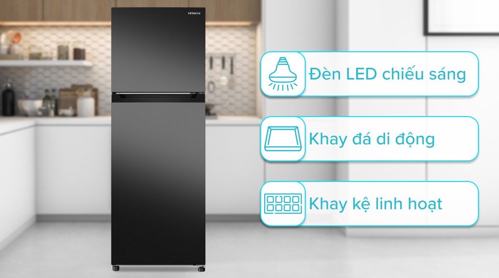 Tủ lạnh Hitachi Inverter 240 lít HRTN5255MFUVN