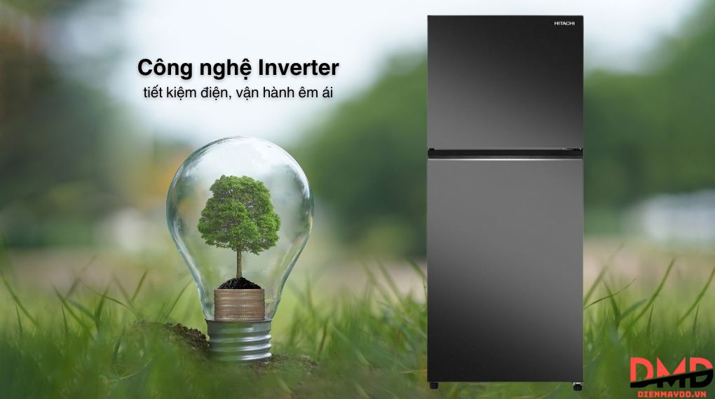 Tủ lạnh Hitachi Inverter 344 lít HRTN6379SUVN