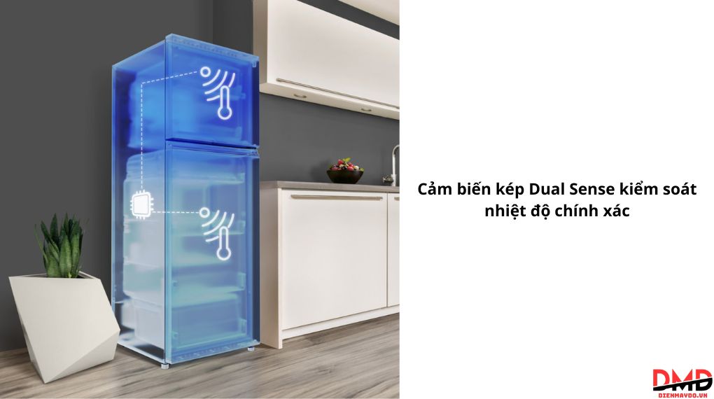 Tủ lạnh Hitachi Inverter 407 lít HRTN6443SAMGWVN
