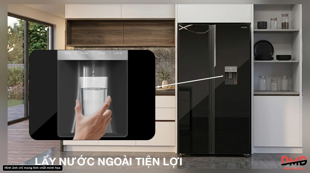 Tủ lạnh Hitachi Inverter 529 lít HRSN9563DWGBVN